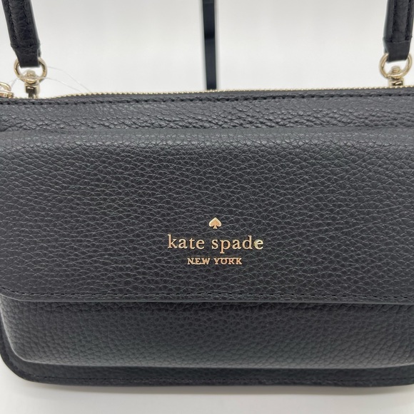 Kate Spade Small Leila Crossbody Bag Black - Picture 3 of 13